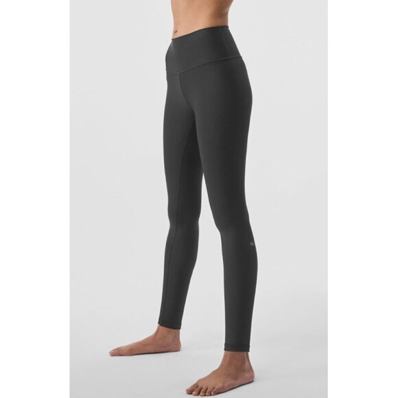 Alo 7/8 High-Waist Airlift Leggings Anthracite Dark Grey Hi-Rise Waisted Tights